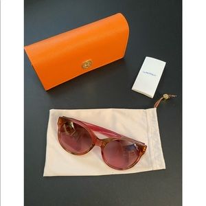 BRAND NEW TB Rose-Brown Tortoise Sunglasses w Case
